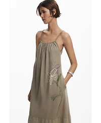Desigual Women's Straight neckline dress
