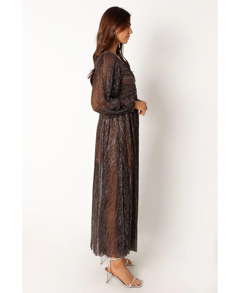 Petal and Pup Women's Lustre Long Sleeve Midi Dress