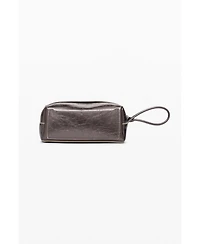 Desigual Women's Medium elongated metallic toiletry bag