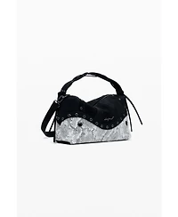 Desigual Women's Medium studded snake bag
