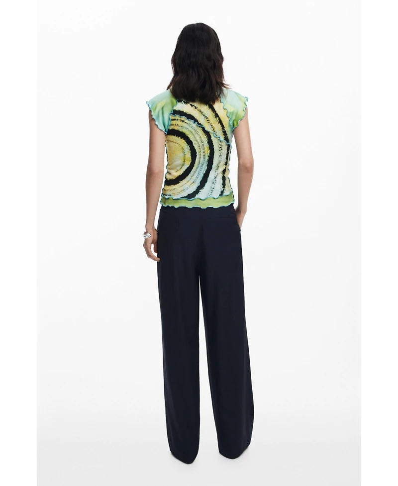 Desigual Women's Short-sleeve T-shirt with circles