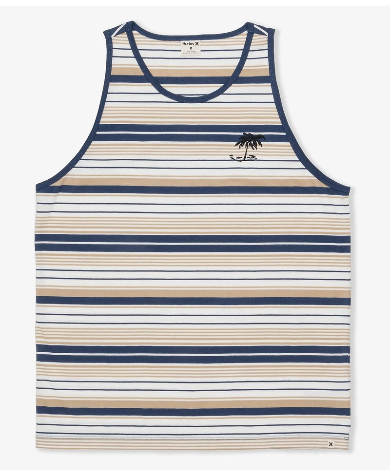 Hurley Men's Naturals Stripe Tank Top