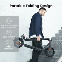 Navee V25 Pro Electric Scooter w/15.5 miles Max Operating Range & 19 mph Max Speed