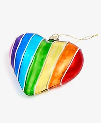 Holiday Lane Love Is Love Rainbow Heart Ornament, Macy's Exclusive