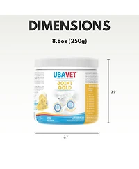 Ubavet Joint Gold Joint Care Powder for Dogs & Cats – 8.8 oz (250g)