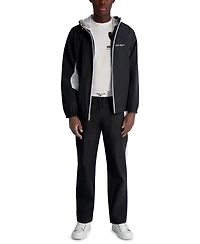 Karl Lagerfeld Paris Men's Relaxed Fit Color Block Track Pants