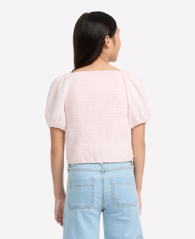 abercrombie kids Girls Emerson Puff Sleeve Top