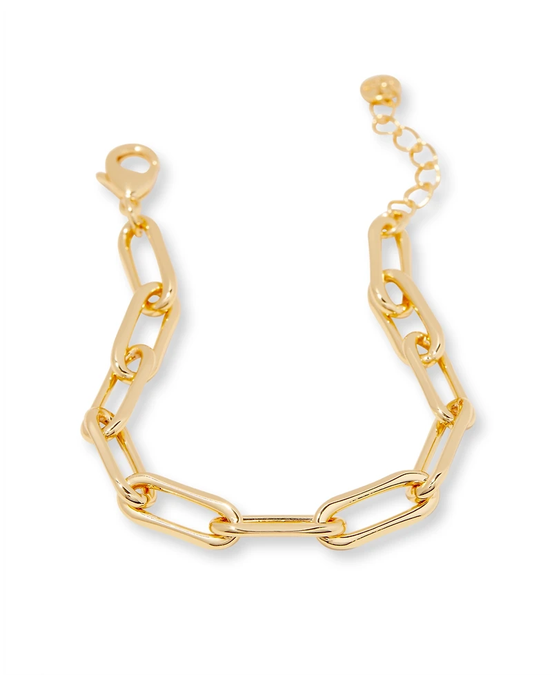 brook & york Gold Plated Colette Xl Chain Bracelet