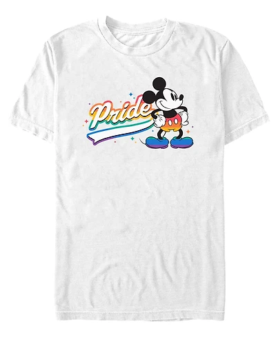 Fifth Sun Men's Pride Mickey Pose Short Sleeve T-Shirt
