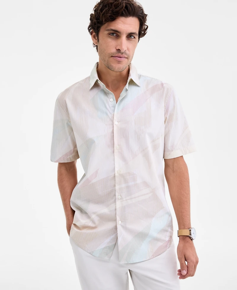 Alfani Men's Interstellar Patterned Shirt