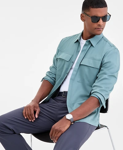 Alfani Men's Owen Regular-Fit Button-Down Shirt