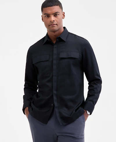 Alfani Men's Owen Regular-Fit Button-Down Shirt