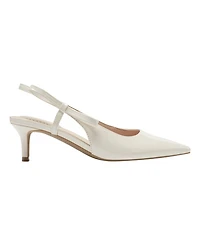 Bandolino Women's Alilac Bow Slingback Kitten Heel Pumps