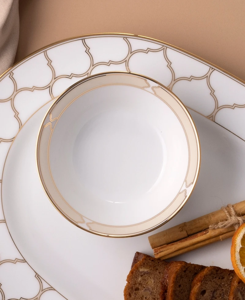 Noritake Eternal Palace Gold Set of 4 Fruits, 5", 6 Oz