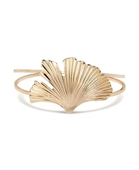 Bcbg Ginkgo Leaf Statement Cuff Bracelet