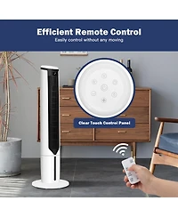 Costway 3-In-1 Evaporative Air Cooler 41'' Portable Tower Fan Humidifier