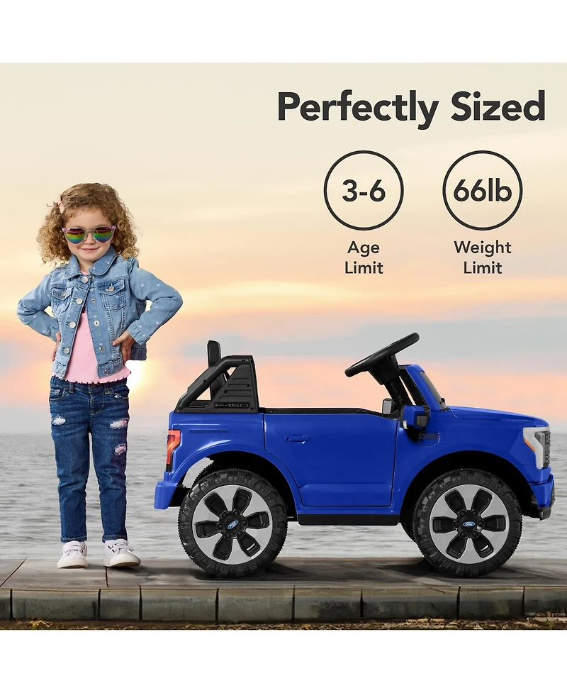 Best Choice Products Kids 12V Ride On Car Officially Licensed Ford Lightning Truck w/ Remote