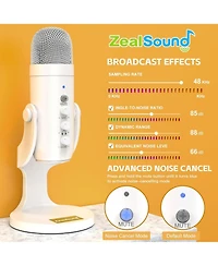 ZealSound Gaming Usb Microphone k66w-us and d65p Furry Cover