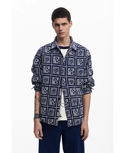 Desigual Men's Long-sleeve checkered shirt