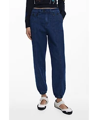 Desigual Women's Jogger jeans with cuffs