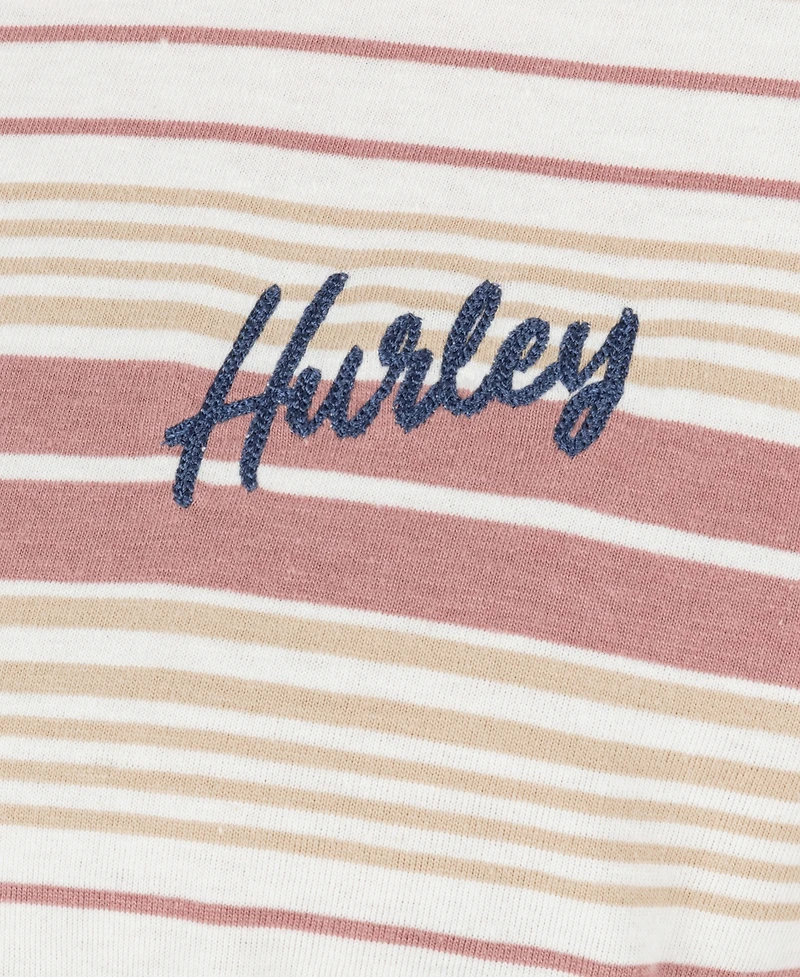 Hurley Men's Naturals Stripe Short Sleeve T-Shirt