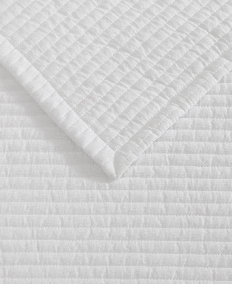 Vera Wang Cotton Voile Solid 3-Pc. Quilt Set