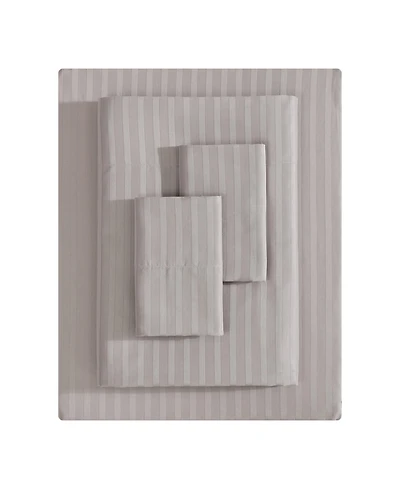 Vera Wang Dobby Stripe 290-Thread Count Cotton 4-Pc. Sheet Set