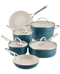KitchenAid 10- Pc. Hard-Anodized Ceramic Induction Cookware Set