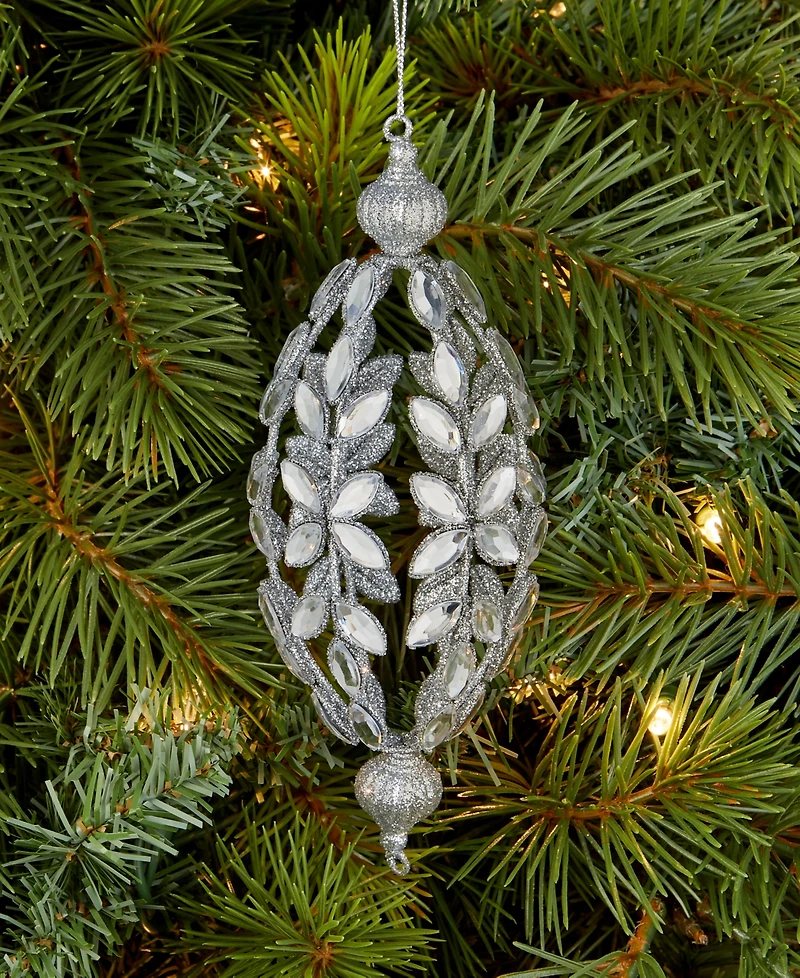Holiday Lane Jeweled Classics Embellished Drop Ornament, Macy's Exclusive