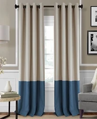 Elrene Home Fashions Braiden Color Block Blackout Window Curtain