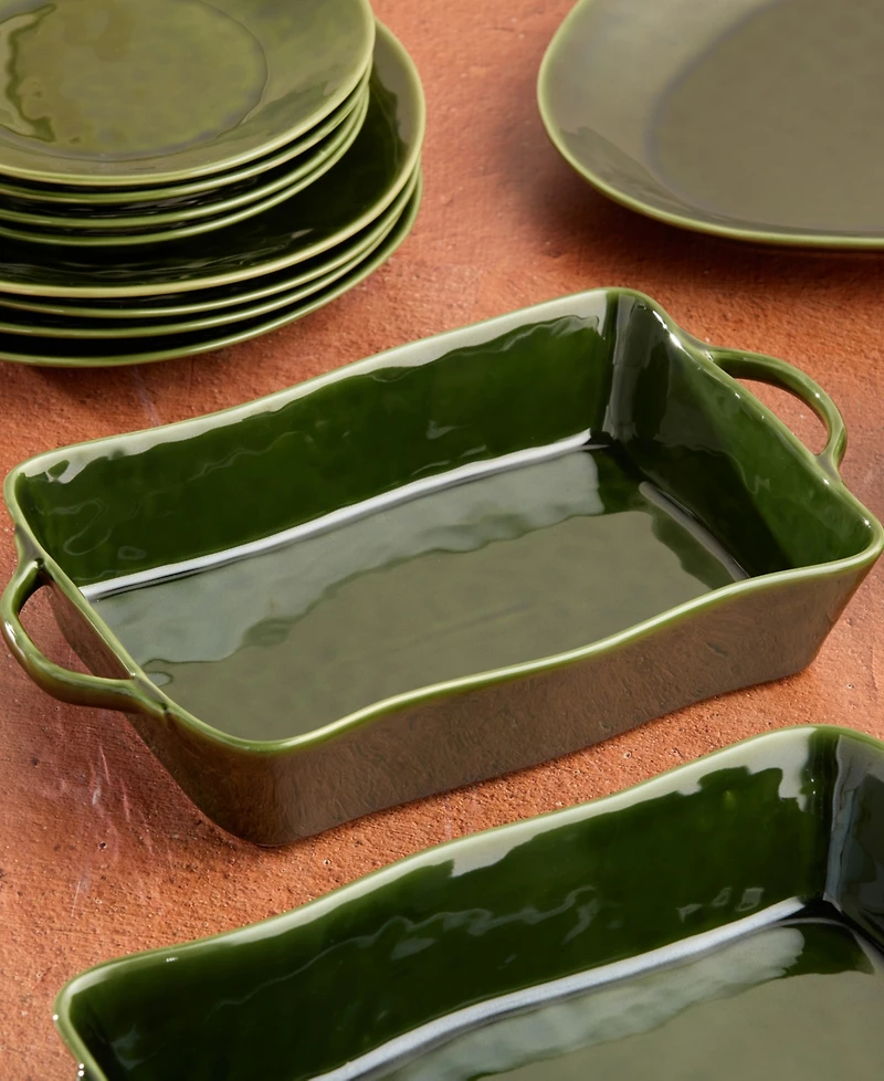 Certified International Verde Medium Rectangular Baker