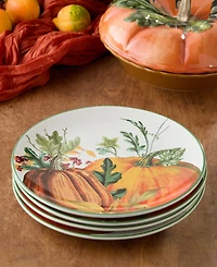 Certified International Harvest Fields Dinner Plates, Set of 4