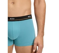 Boss by Hugo Men's Essential 5-Pk. Logo Waistband Trunks