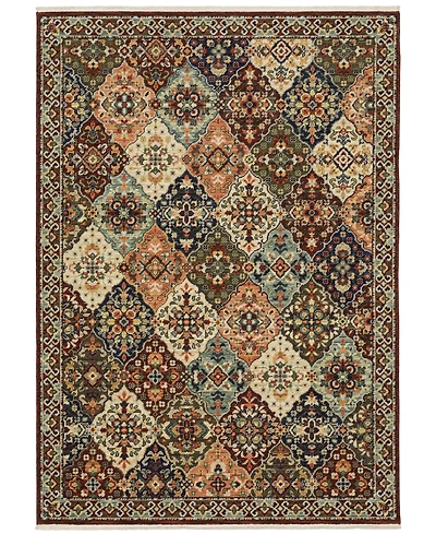 Oriental Weavers Lilihan 050X6 6'7"x9'6" Area Rug