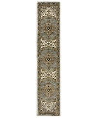 Oriental Weavers Andorra 2451B 2'6"x12' Runner Area Rug