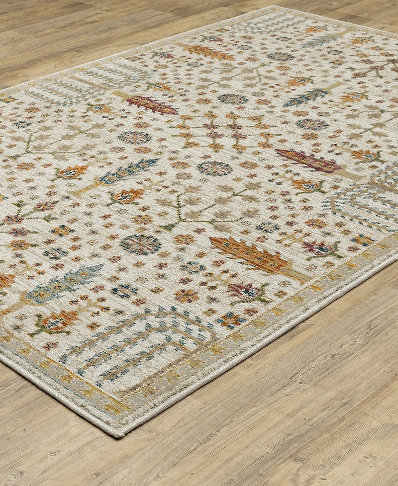 Oriental Weavers Andorra 2449B 5'3"x7'3" Area Rug