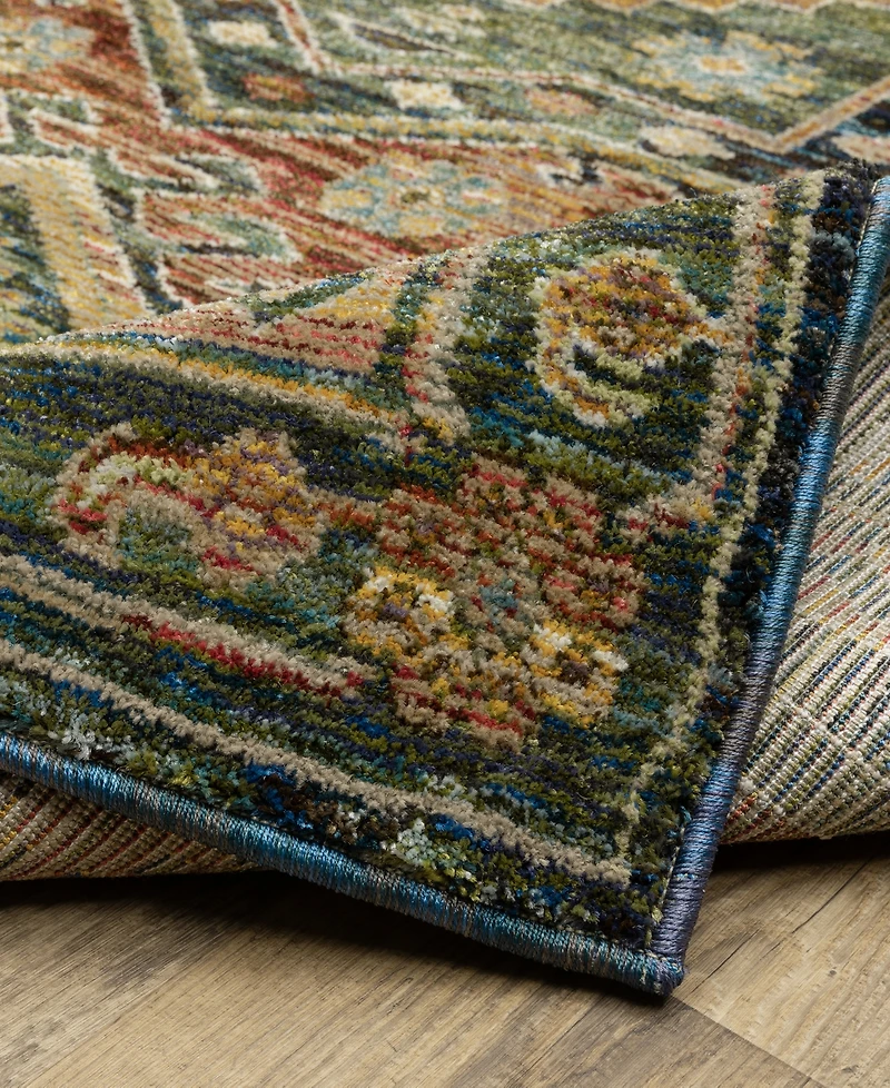 Oriental Weavers Andorra 2442A 7'10"x7'10" Round Area Rug