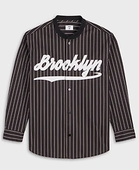 Mode of One Men's Long-Sleeve Pinstripe Shirt, Macy's Exclusive