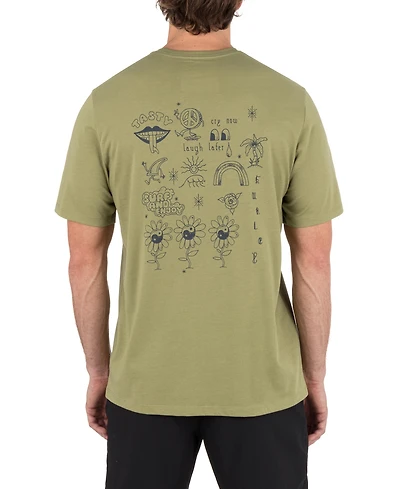 Hurley Men's Stipple Short Sleeve T-Shirt