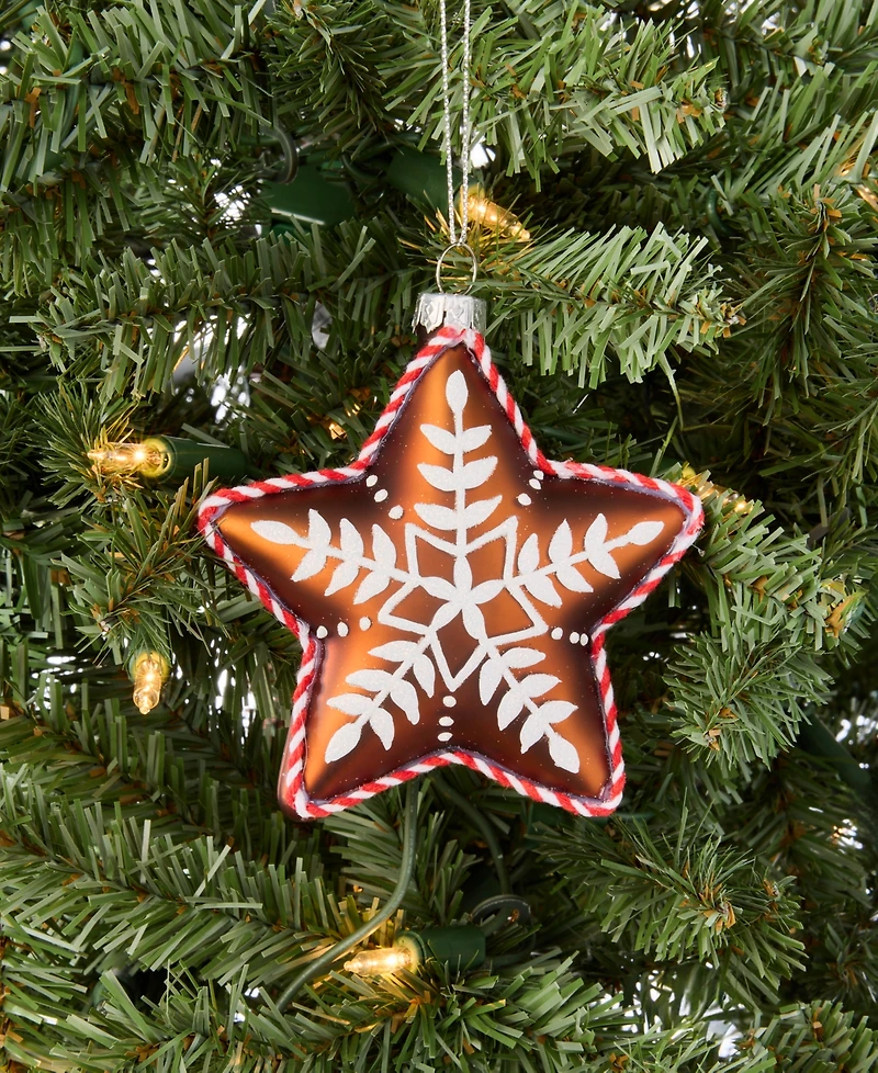 Holiday Lane Gingerbread Village Star Ornament, Macy's Exclusive