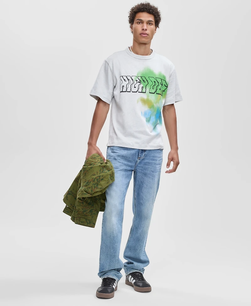 Mode of One Men's Relaxed Fit Short Sleeve Crewneck Graphic T-Shirt
