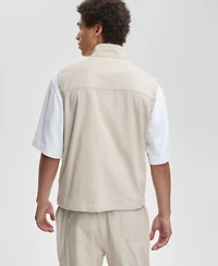 Mode of One Men's Canvas Cargo Vest, Macy's Exclusive