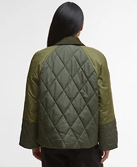 Barbour Women's Martha Corduroy-Collar Quilted Jacket