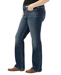 Silver Jeans Co. Plus Elyse Mid Rise Comfort Fit Bootcut
