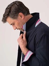 Koy Clothing Men's Kikoy Cotton Shirt Jacket
