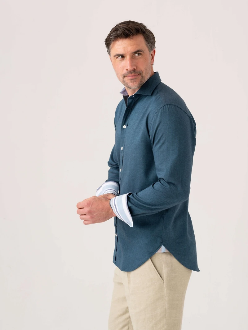 Koy Clothing Men's Cotton Merino Long Sleeve Shirt