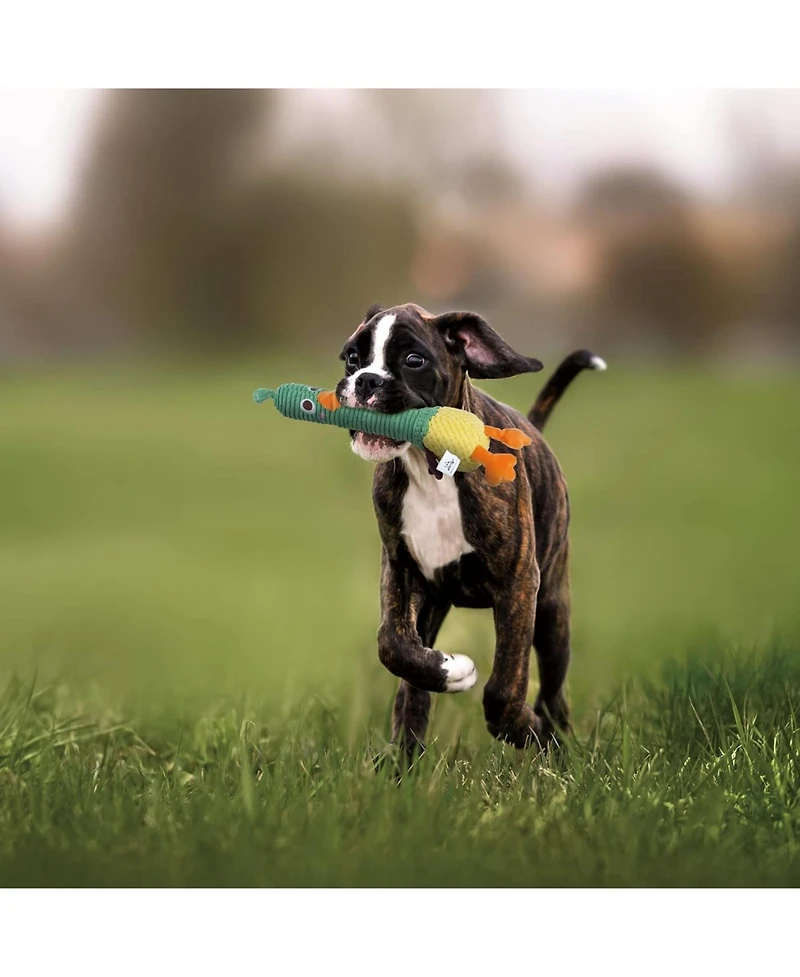 Nocciola 2-in-1 Squeaky Duck Dog Toy,Christmas gift,Cute Stuffed Dog Toys with Large Durable Rubber Squeaky Core for Aggressive Chewers