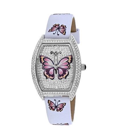 Christian Van Sant Women's Papillon Silver Dial Watch