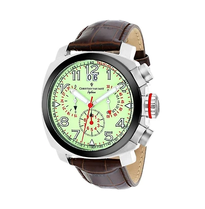 Christian Van Sant Men's Grand Python Luminous Dial Watch