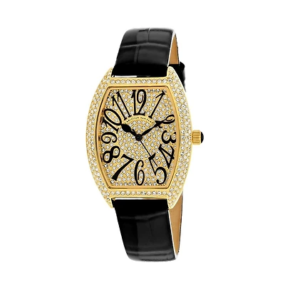 Christian Van Sant Women's Elegant Gold tone Dial Watch - CV4820